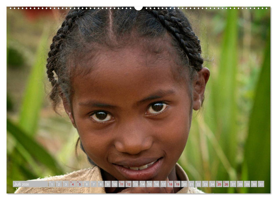 Kinderaugen aus Afrika (CALVENDO Premium Wandkalender 2026)