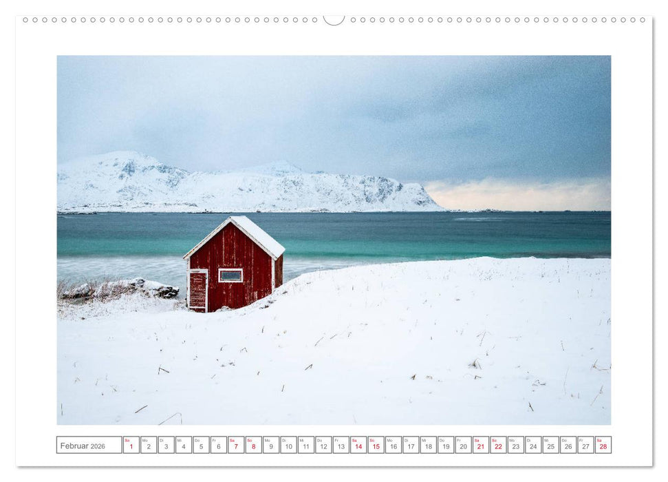 Geheimnisvolle Lofoten (CALVENDO Premium Wandkalender 2026)