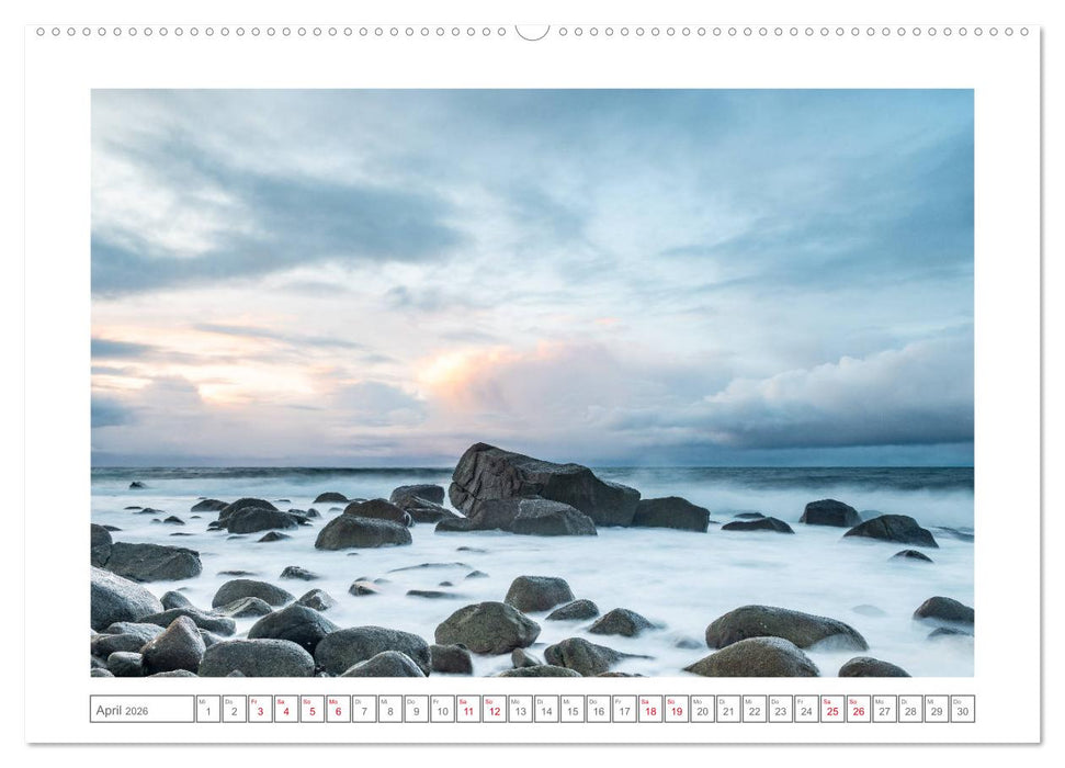 Geheimnisvolle Lofoten (CALVENDO Premium Wandkalender 2026)