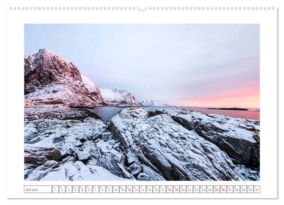 Geheimnisvolle Lofoten (CALVENDO Premium Wandkalender 2026)