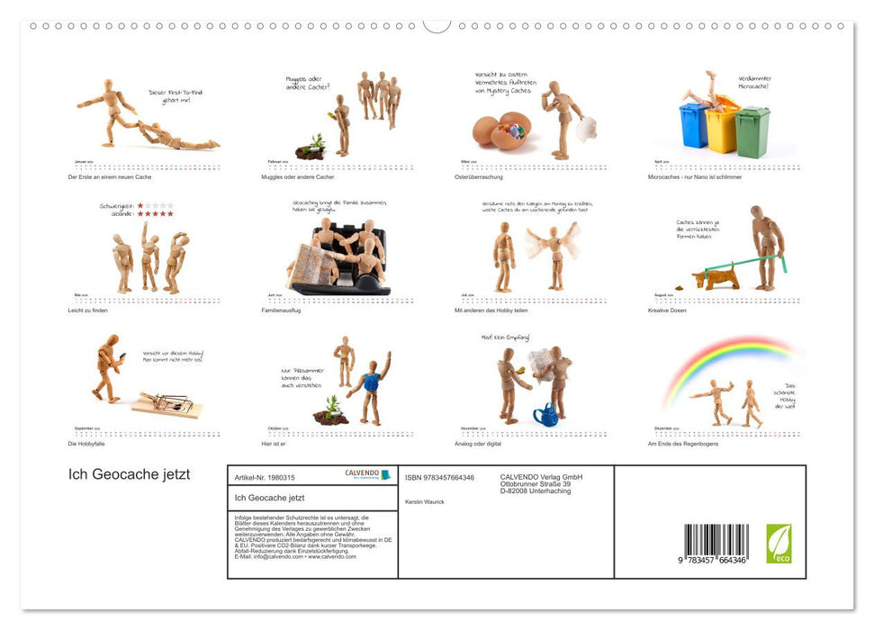 Ich Geocache jetzt (CALVENDO Premium Wandkalender 2026)