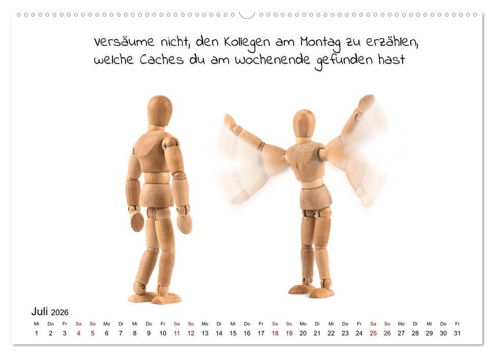 Ich Geocache jetzt (CALVENDO Premium Wandkalender 2026)