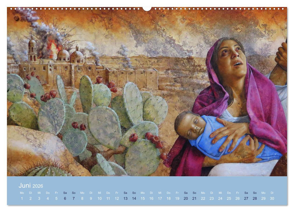 Mexikanische Graffitis (CALVENDO Premium Wandkalender 2026)