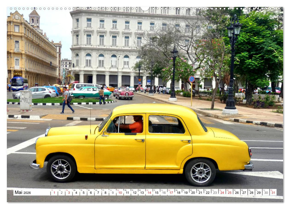 Mercedes-Benz Typ 180 - Ein deutscher Klassiker in Kuba (CALVENDO Premium Wandkalender 2026)