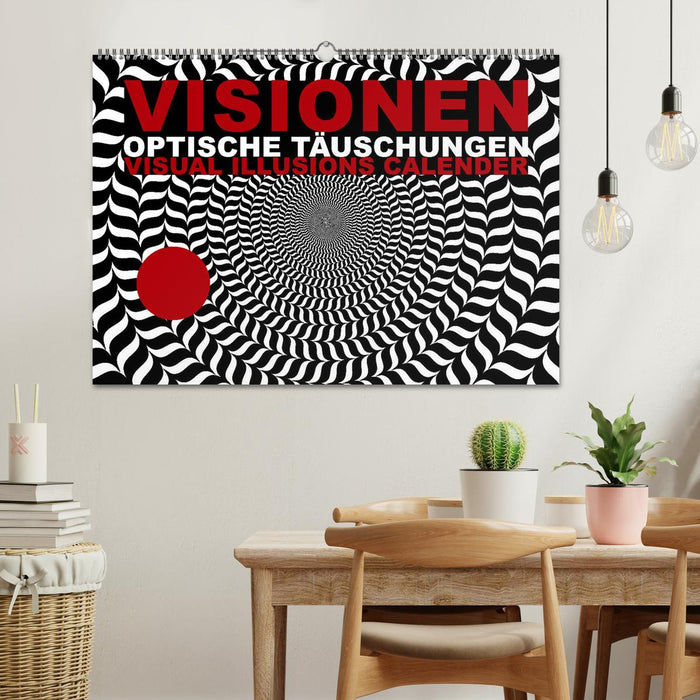 VISIONEN - optische Täuschungen (CALVENDO Wandkalender 2026)