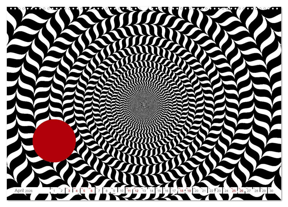 VISIONEN - optische Täuschungen (CALVENDO Wandkalender 2026)