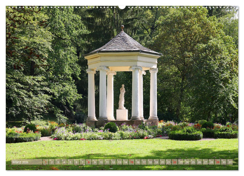 Schlösser und Gärten in Thüringen (CALVENDO Wandkalender 2026)