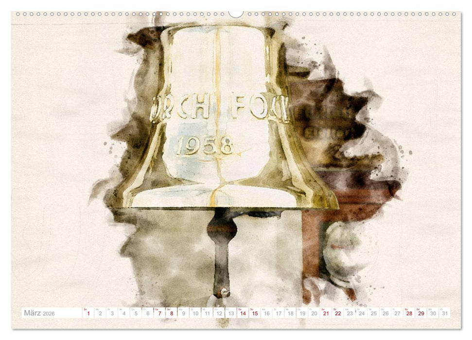 Künstlerische Ansichten der Gorch Fock (CALVENDO Wandkalender 2026)