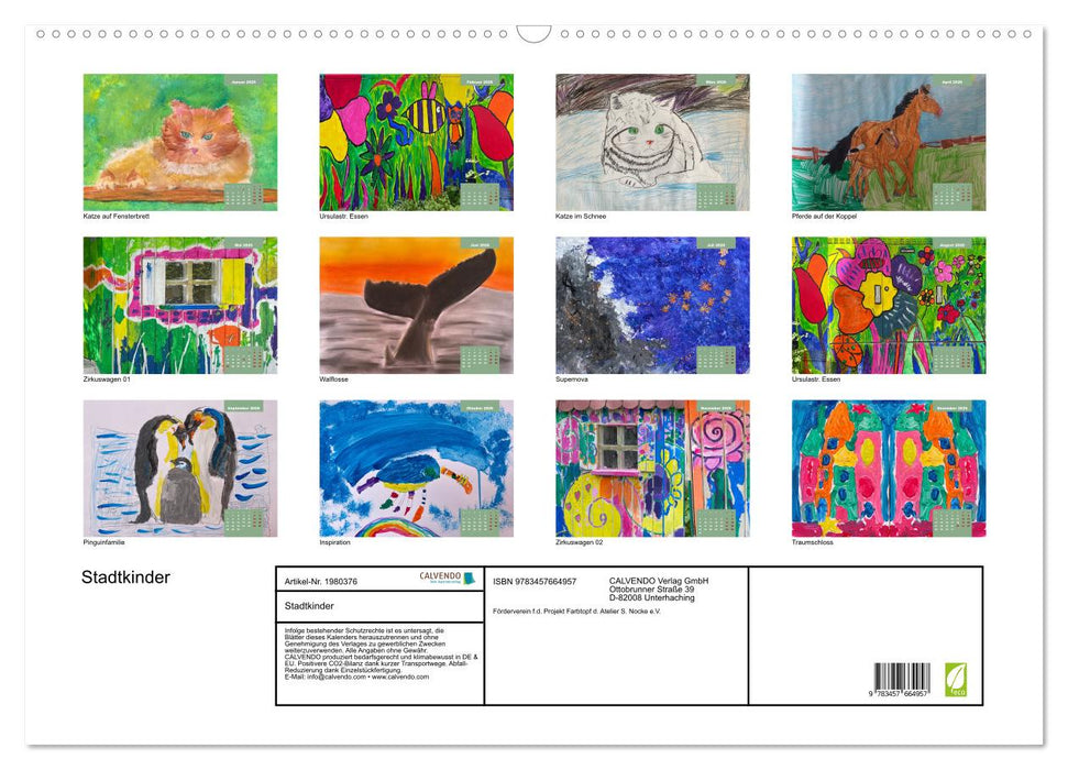 Stadtkinder (CALVENDO Wandkalender 2026)