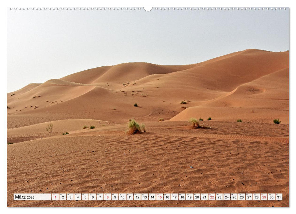 Die SAHARA in Marokko, Faszinierende Wüstenregionen (CALVENDO Premium Wandkalender 2026)
