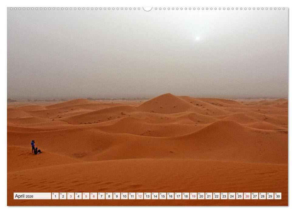 Die SAHARA in Marokko, Faszinierende Wüstenregionen (CALVENDO Premium Wandkalender 2026)