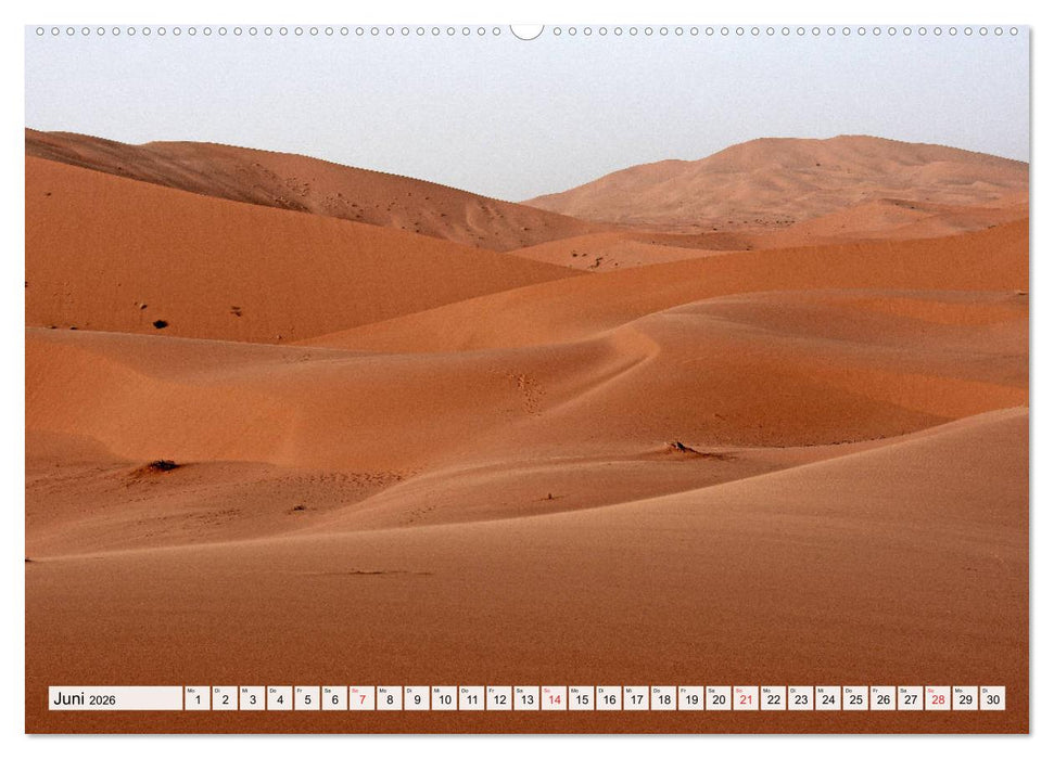 Die SAHARA in Marokko, Faszinierende Wüstenregionen (CALVENDO Premium Wandkalender 2026)
