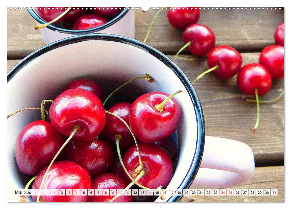 Kirschen. Wer kann da schon widerstehen? (CALVENDO Premium Wandkalender 2026)
