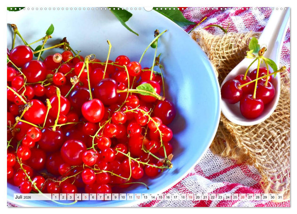 Kirschen. Wer kann da schon widerstehen? (CALVENDO Premium Wandkalender 2026)