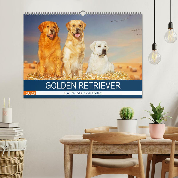 Golden Retriever - Ein Freund auf vier Pfoten (CALVENDO Wandkalender 2026)