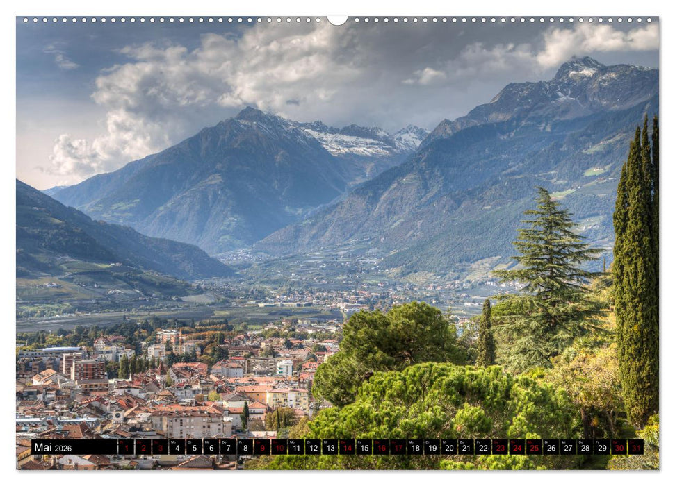 Merano Goldener Oktober (CALVENDO Wandkalender 2026)