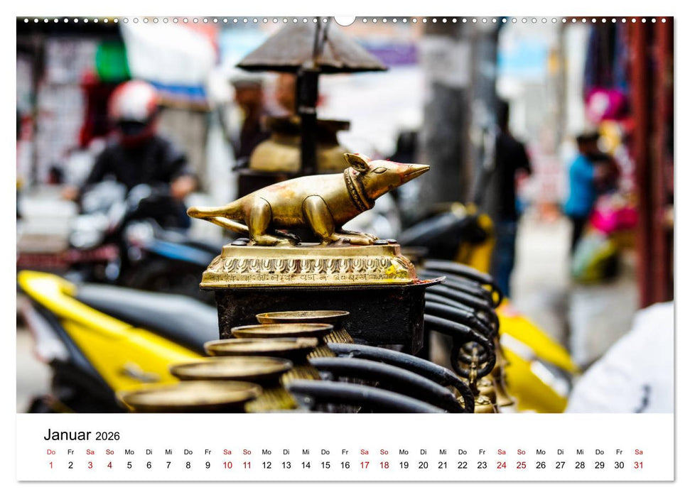 Impressionen aus Kathmandu (CALVENDO Premium Wandkalender 2026)