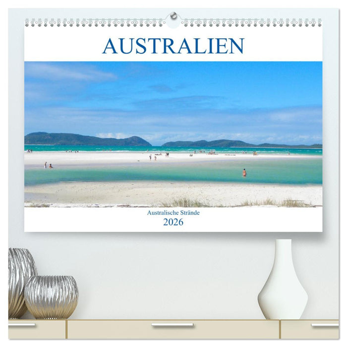 Australien - Australische Strände (CALVENDO Premium Wandkalender 2026)