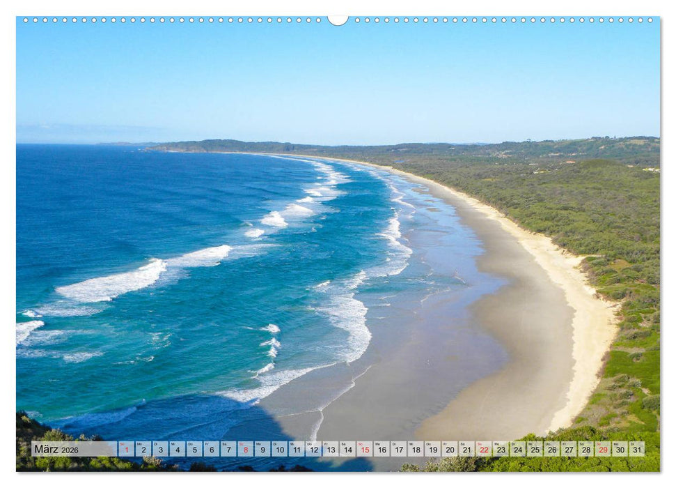 Australien - Australische Strände (CALVENDO Premium Wandkalender 2026)