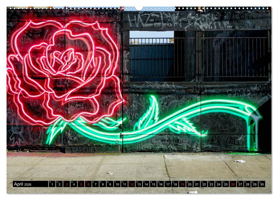 Bushwick Street Art (CALVENDO Premium Wandkalender 2026)