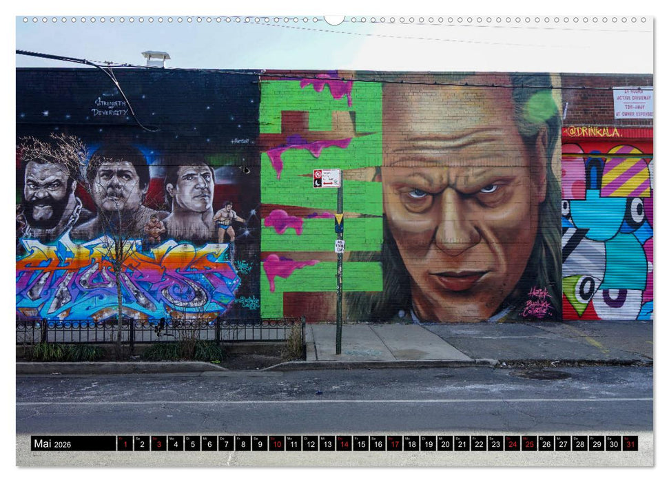 Bushwick Street Art (CALVENDO Premium Wandkalender 2026)