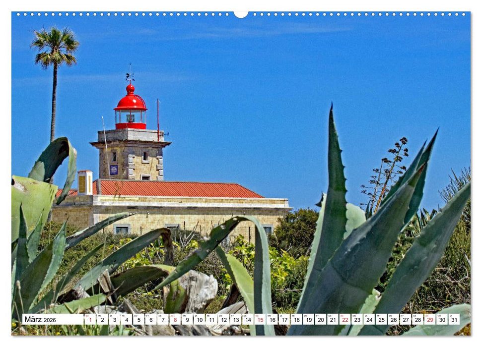 Portugal - Die Algarve vom Cabo de Sao Vicente bis Tavira (CALVENDO Premium Wandkalender 2026)