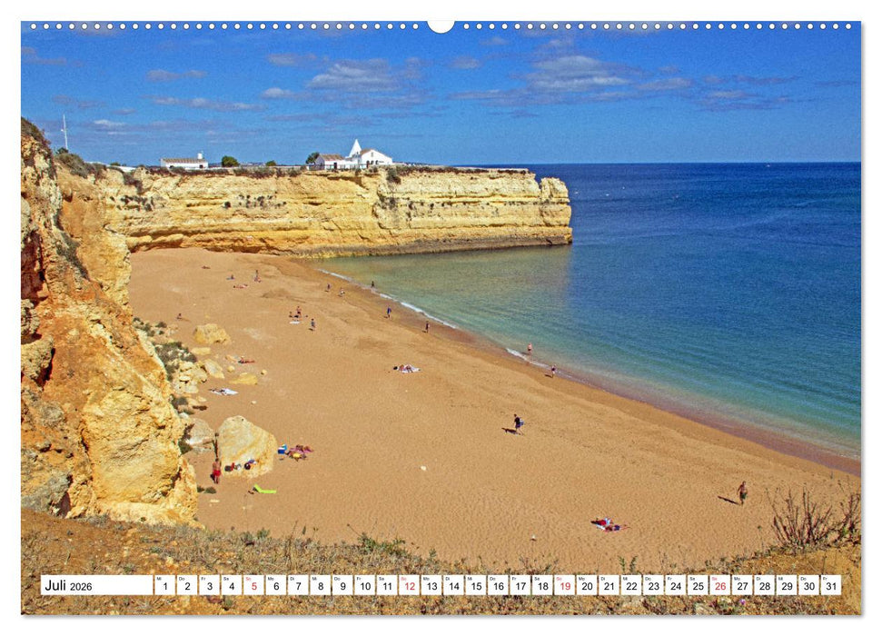 Portugal - Die Algarve vom Cabo de Sao Vicente bis Tavira (CALVENDO Premium Wandkalender 2026)