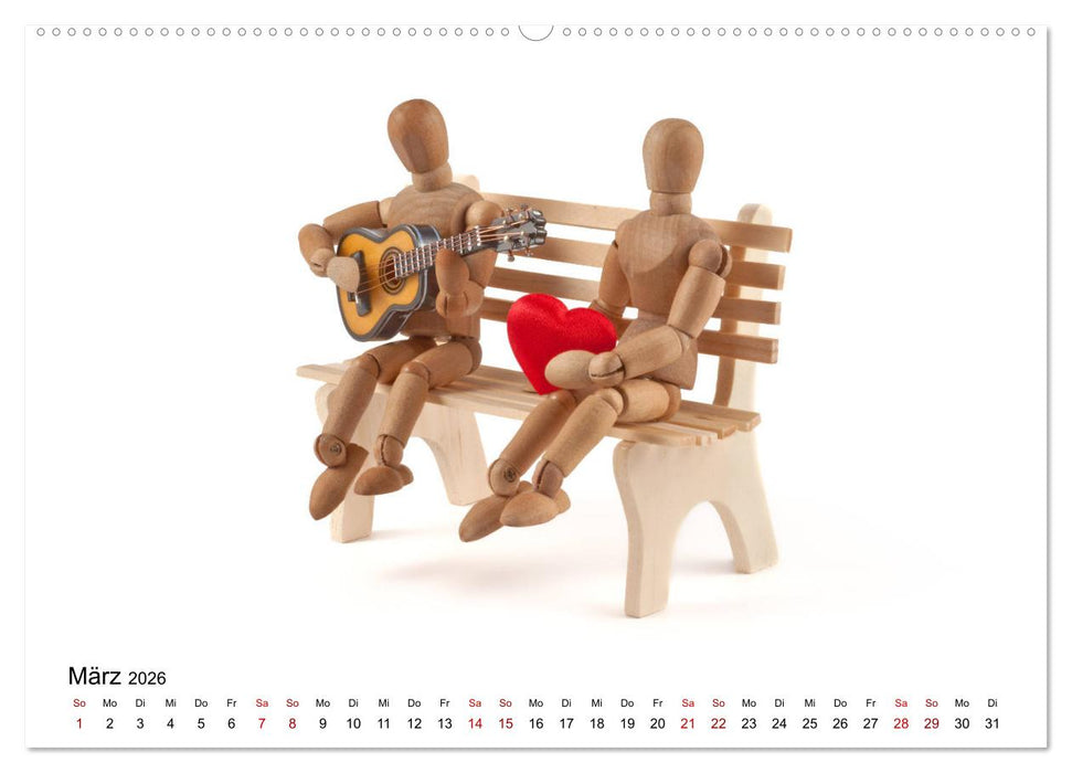 Und immer wieder mit Liebe (CALVENDO Premium Wandkalender 2026)