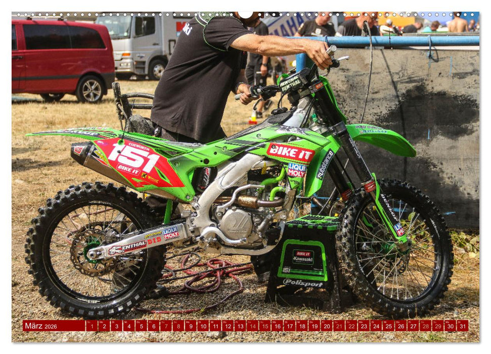 Dirtbikes - pure technique (CALVENDO Wandkalender 2026)