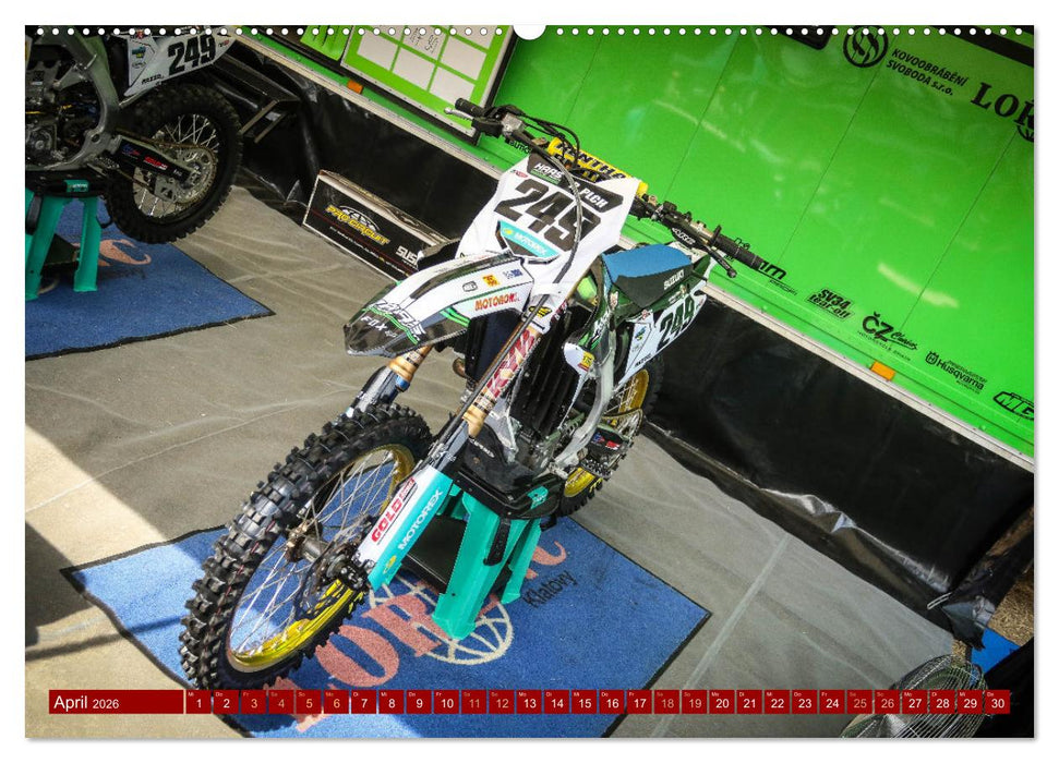Dirtbikes - pure technique (CALVENDO Wandkalender 2026)
