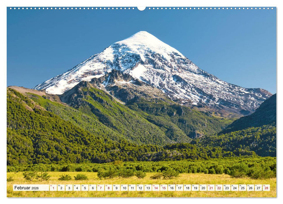 VULKANE: Atemberaubende Vulkanlandschaften Südamerikas (CALVENDO Premium Wandkalender 2026)