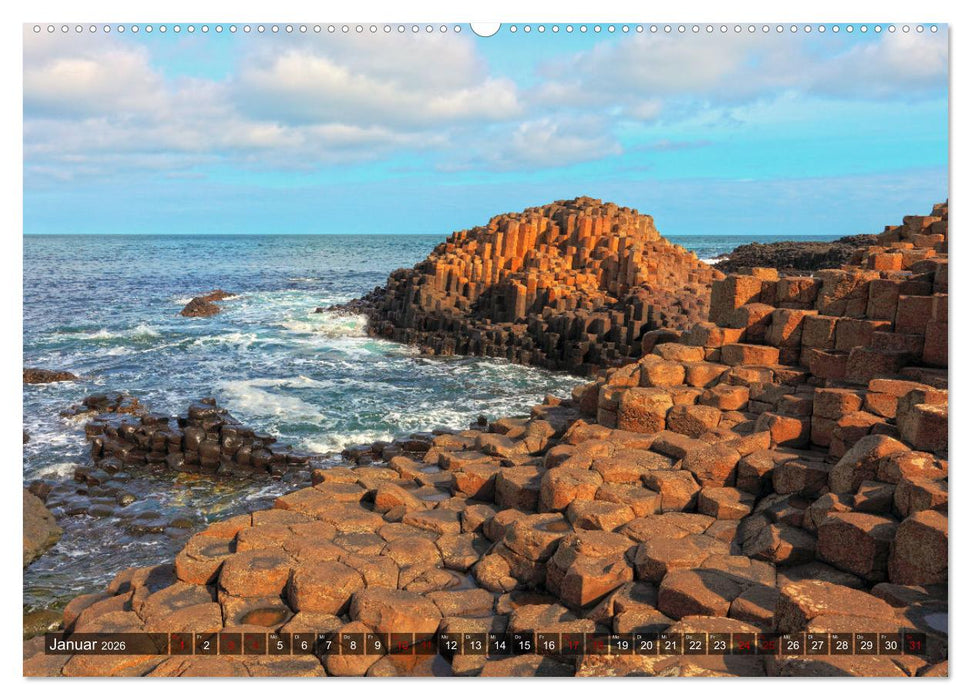 Nordirland und Belfast (CALVENDO Wandkalender 2026)