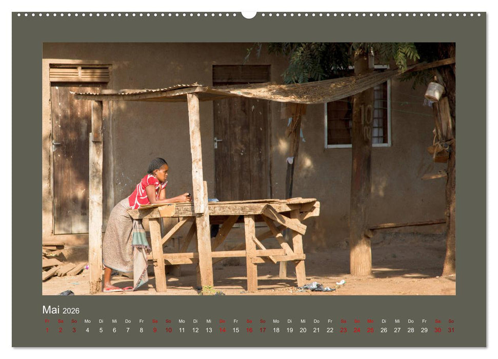 Tansania - Mensch, Tier und Landschaft (CALVENDO Premium Wandkalender 2026)