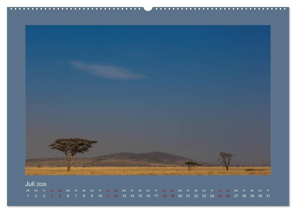Tansania - Mensch, Tier und Landschaft (CALVENDO Premium Wandkalender 2026)