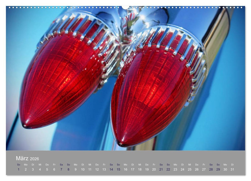 US-Strassenkreuzer (CALVENDO Premium Wandkalender 2026)