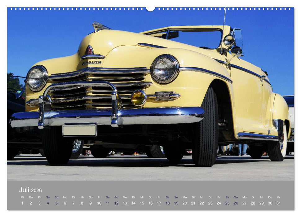 US-Strassenkreuzer (CALVENDO Premium Wandkalender 2026)
