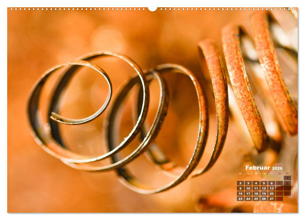 Metall - Schrott kunstvoll in Szene gesetzt (CALVENDO Premium Wandkalender 2026)