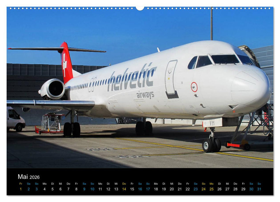 Seltene Luftfahrt Perspektiven (CALVENDO Premium Wandkalender 2026)