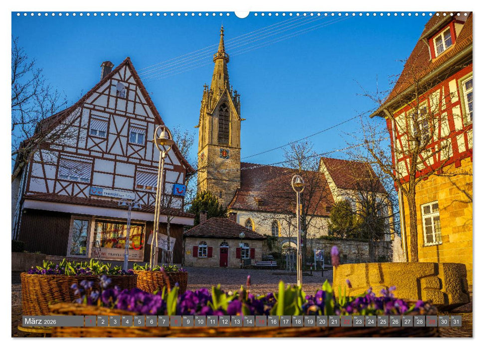 Impressionen aus Leinfelden-Echterdingen 2026 (CALVENDO Premium Wandkalender 2026)