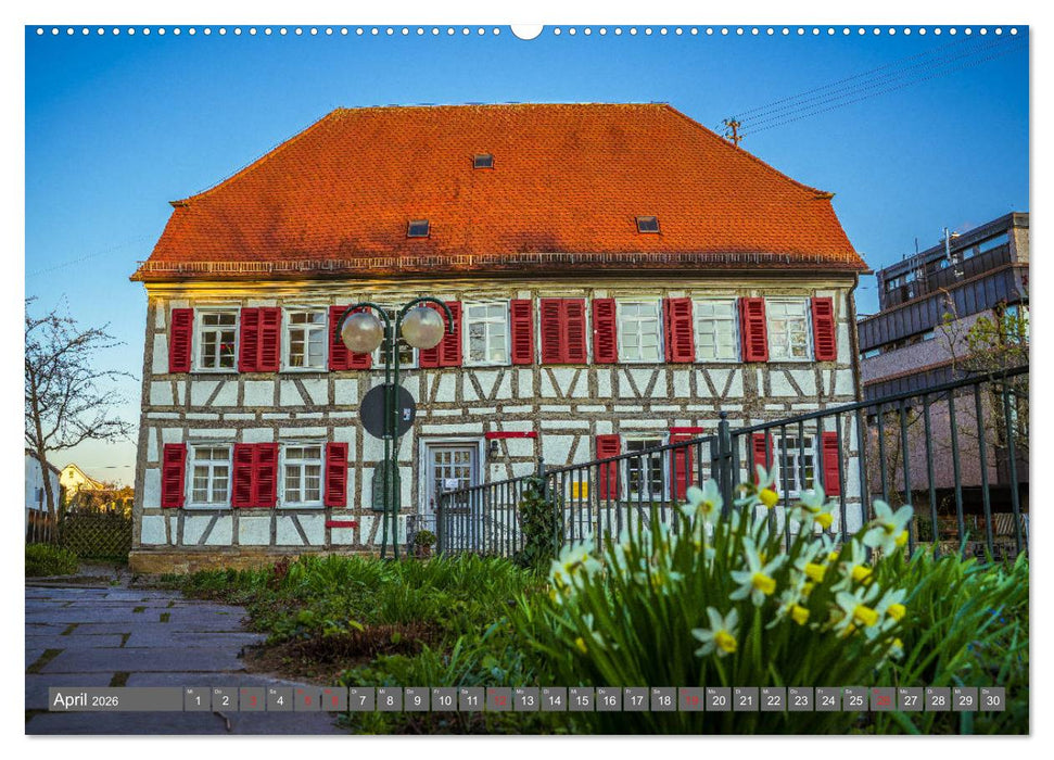 Impressionen aus Leinfelden-Echterdingen 2026 (CALVENDO Premium Wandkalender 2026)