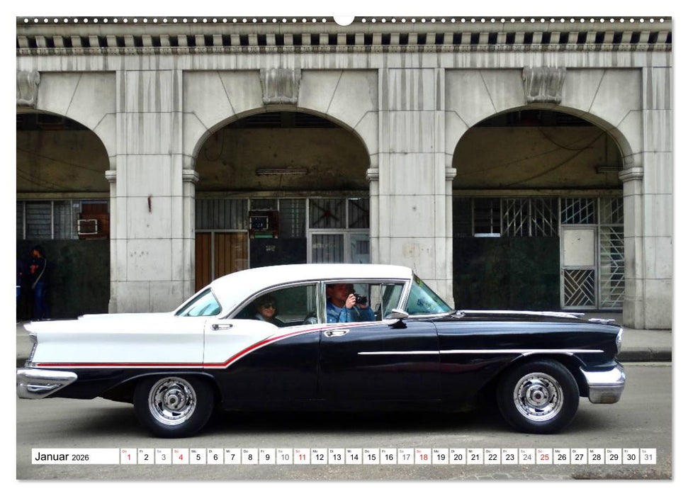 Golden Rocket 88 - Oldsmobile 1957 in Kuba (CALVENDO Premium Wandkalender 2026)