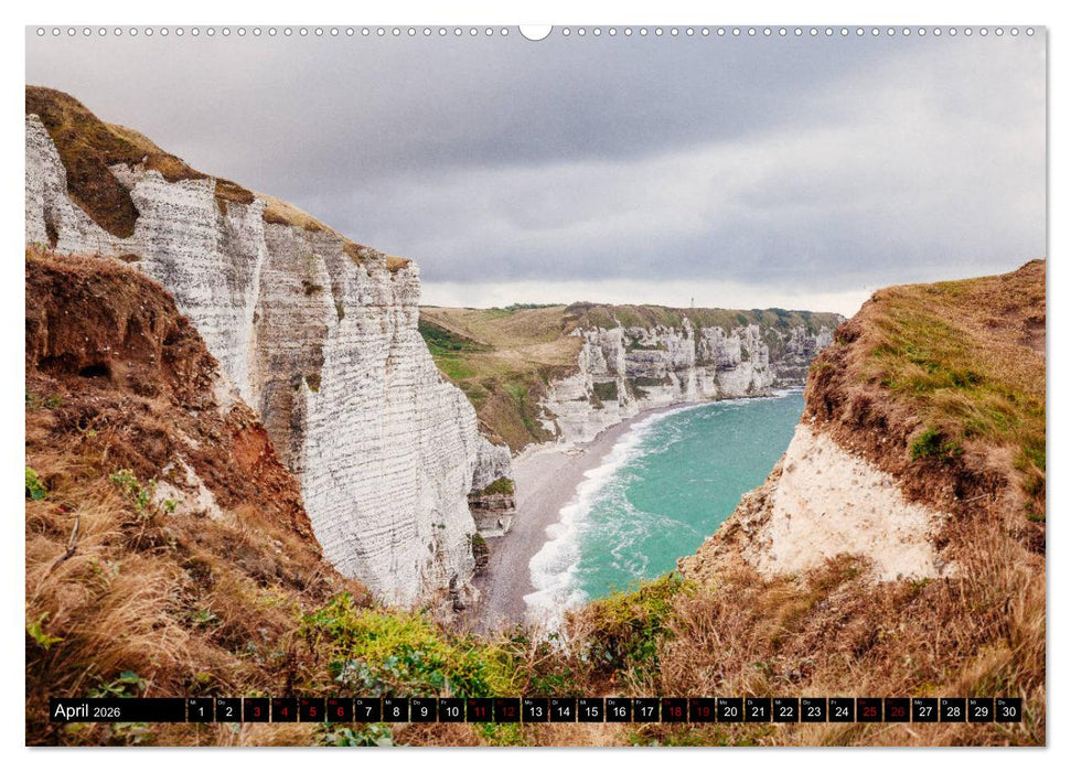 Frankreich - Traumstrände & Felsenküsten (CALVENDO Premium Wandkalender 2026)