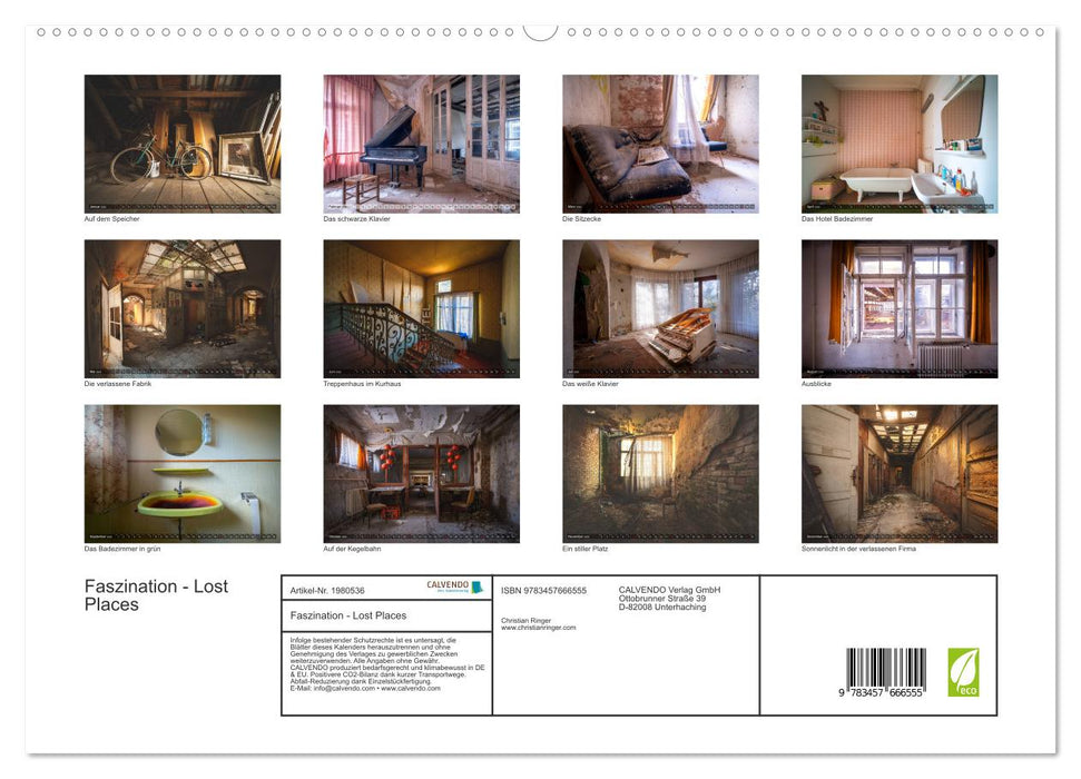Faszination - Lost Places (CALVENDO Premium Wandkalender 2026)