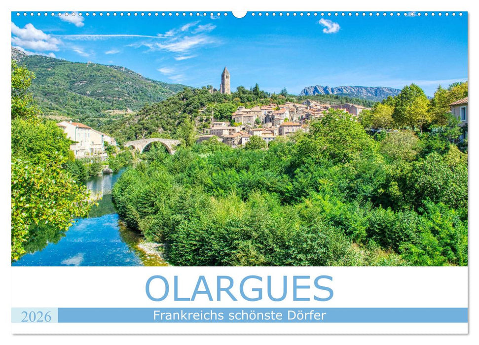 Frankreichs schönste Dörfer - Olargues (CALVENDO Wandkalender 2026)