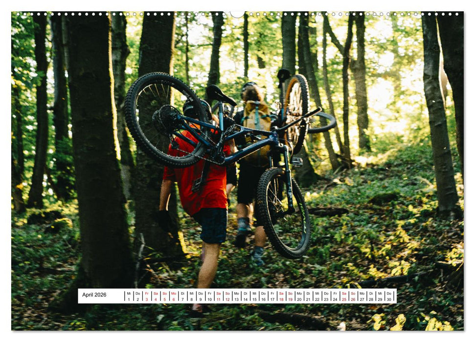 Mountainbike Trail-Action (CALVENDO Wandkalender 2026)