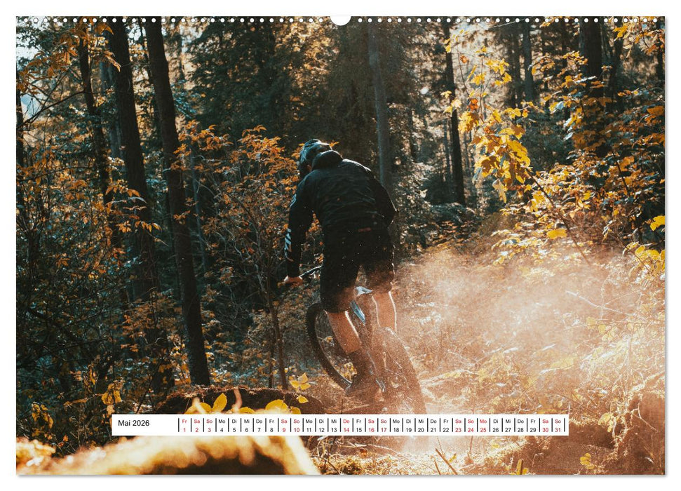 Mountainbike Trail-Action (CALVENDO Wandkalender 2026)