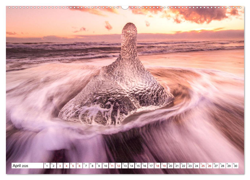 Sagenhafte Orte aus Eis und Schnee (CALVENDO Wandkalender 2026)