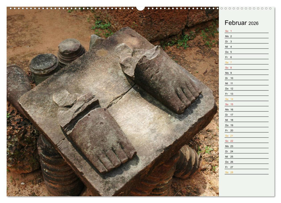 Asien - Thailand und Kambodscha (CALVENDO Premium Wandkalender 2026)