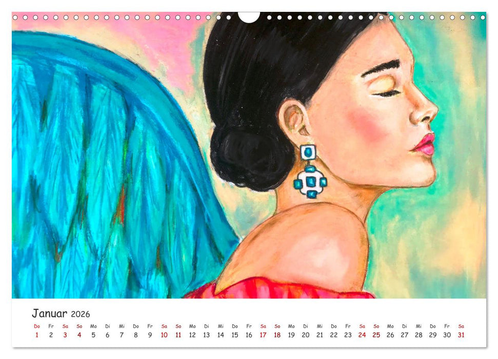 Engel sind immer mit uns (CALVENDO Wandkalender 2026)