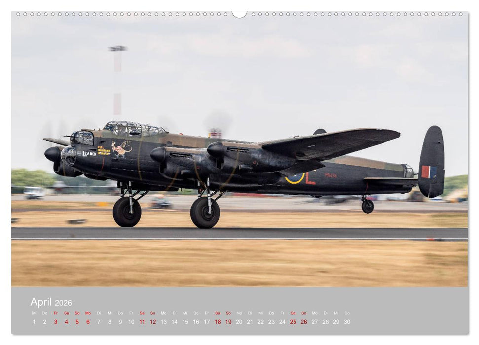 Fliegende Legenden - Warbirds (CALVENDO Premium Wandkalender 2026)